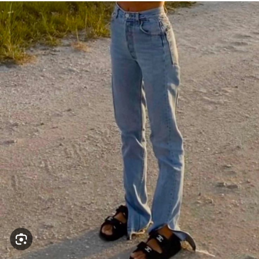 EB DENIM vintage Levi’s jeans - unraveled jeans (as seen on Hailey Bieber) - Picture 13 of 15